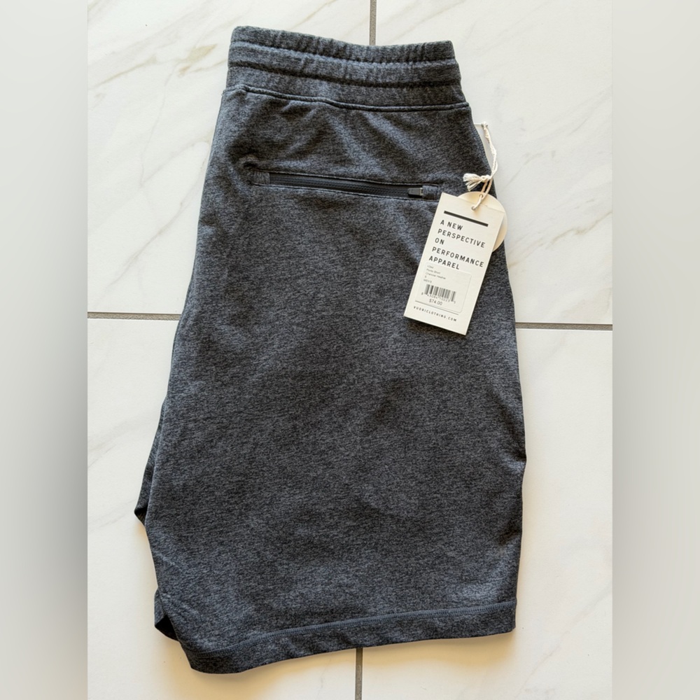 Vuori Men’s Ponto Shorts Charcoal Heather Small